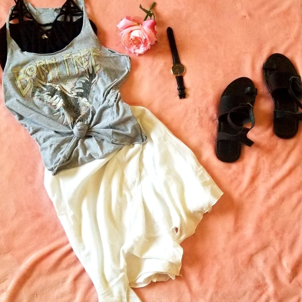 1990's Gauze Skirt